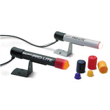 WARNING LIGHT; BLACK MINI PRO-LITE; INCL RED; YELLOW; BLUE BULB BOOTS/NIGHT COVE