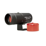 WARNING LIGHT; BLACK PRO-LITE; INCL. RED LENS/NIGHT COVER