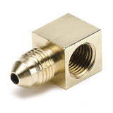 FITTING; ADAPTER; 90 deg.; 1/8in. NPTF FEMALE TO-3AN MALE; BRASS