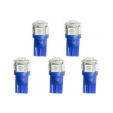 LED BULB; REPLACEMENT; T3 WEDGE; BLUE; 5 PACK