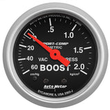 GAUGE; VAC/BOOST; 2 1/16in.; 60CMHG-2.1KG/CM2; MECHANICAL; SPORT-COMP