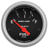 GAUGE; FUEL LEVEL; 2 1/16in.; 0OE TO 90OF; ELEC; SPORT-COMP