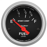 GAUGE; FUEL LEVEL; 2 1/16in.; 73OE TO 10OF; ELEC; SPORT-COMP