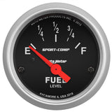 GAUGE; FUEL LEVEL; 2 1/16in.; 73OE TO 10OF(AFTERMARKET LINEAR); ELEC; SPORT-COMP