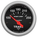 GAUGE; TRANSMISSION TEMP; 2 1/16in.; 100-250deg.F; ELECTRIC; SPORT-COMP