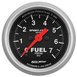 GAUGE; FUEL PRESSURE; 2 1/16in.; 7BAR; DIGITAL STEPPER MOTOR; SPORT-COMP