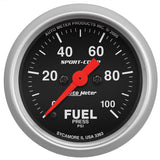 GAUGE; FUEL PRESSURE; 2 1/16in.; 100PSI; DIGITAL STEPPER MOTOR; SPORT-COMP