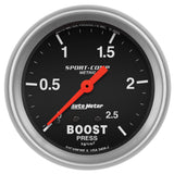 GAUGE; BOOST; 2 5/8in.; 2.5KG/CM2; MECHANICAL; SPORT-COMP