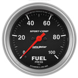 GAUGE; FUEL PRESSURE; 2 5/8in.; 100PSI; DIGITAL STEPPER MOTOR; SPORT-COMP