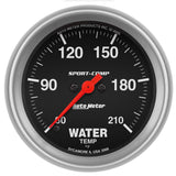 GAUGE; LOW WATER TEMP; 2 5/8in.; 60-210deg.F; DIGITAL STEPPER MOTOR; SPORT-COMP