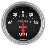 GAUGE; AMMETER; 2 5/8in.; 60A; ELECTRIC; SPORT-COMP