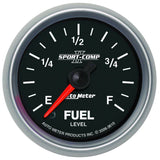 GAUGE; FUEL LEVEL; 2 1/16in.; 0-280O PROGRAMMABLE; SPORT-COMP II