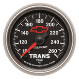 GAUGE; TRANS. TEMP; 2 1/16in.; 100-260deg.F; DIGITAL STEPPER MOTOR; CHEVY RED BO