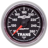 GAUGE; TRANSMISSION TEMP; 2 1/16in.; 100-260deg.F; DIGITAL STEPPER MOTOR; SPORT-