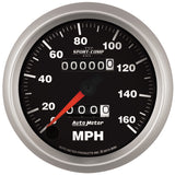 GAUGE; SPEEDOMETER; 3 3/8in.; 160MPH; MECHANICAL; SPORT-COMP II