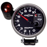 GAUGE; TACHOMETER; 5in.; 10K RPM; PEDESTAL W/EXT. SHIFT-LITE; SPORT-COMP II