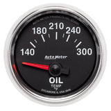 GAUGE; OIL TEMP; 2 1/16in.; 140-300deg.F; ELECTRIC; GS