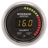 GAUGE; AIR/FUEL RATIO-PRO; 2 1/16in.; 10:1-20:1; DIGITAL W/PEAK/WARN; GS