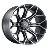 WELD Off-Road 22x12 Gradient 6x135 6x139.7 ET-44 BS4.75 Satin BLK MACH DDT 106.1 Wheel