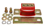 Transmission Mount; Red; Zinc Finish; Performance Polyurethane;