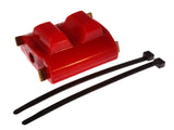 Motor Mount; Red; Zinc; Sold Individually; Performance Polyurethane;