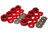 Body Mount Set; Red; Must Reuse All Metal Parts;