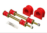 Sway Bar Bushing Set; Front; 34mm; Red;