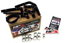 Load image into Gallery viewer, HPS Black Reinforced Silicone Radiator Hose Kit Coolant for Honda 02-07 CR250R 2 Stroke