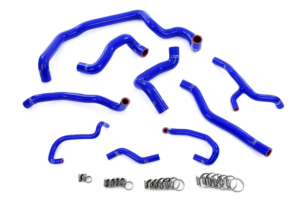 HPS Performance Mini 2011-2015 Cooper 1.6L Turbo (N18) Manual Trans Silicone Hose Kit - Blue