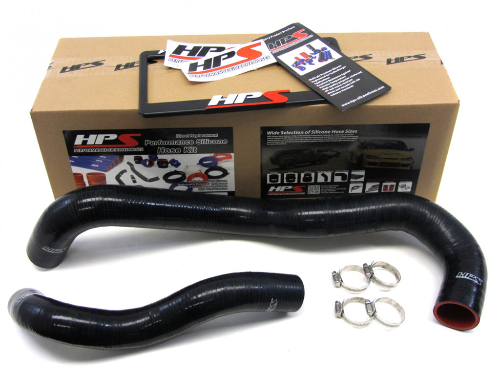 HPS Black Reinforced Silicone Radiator Hose Kit Coolant for Ford 03-07 F550 Superduty 6.0L Diesel w/ Twin Beam Suspension