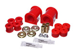 Sway Bar Bushing Set; Red; Front; Bar Dia. 1 1/2 in.; Performance Polyurethane;