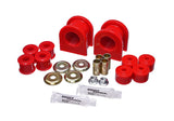 Sway Bar Bushing Set; Red; Rear; Bar Dia. 36mm; Performance Polyurethane;