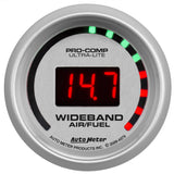 GAUGE; AIR/FUEL RATIO-WIDEBAND; STREET; 2 1/16in.; 10:1-17:1; DIGITAL; ULTRA-LIT