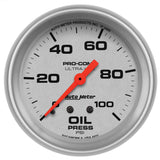 GAUGE; OIL PRESSURE; 2 5/8in.; 100PSI; MECHANICAL; ULTRA-LITE