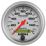 GAUGE; SPEEDO; 3 3/8in.; 160MPH; ELEC. PROGRAM W/LCD ODO; ULTRA-LITE