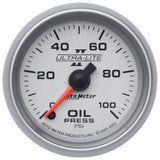 GAUGE; OIL PRESSURE; 2 1/16in.; 100PSI; DIGITAL STEPPER MOTOR; ULTRA-LITE II