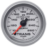 GAUGE; TRANSMISSION TEMP; 2 1/16in.; 100-260deg.F; DIGITAL STEPPER MTR; ULTRA-LI