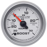 GAUGE; VAC/BOOST; 2 1/16in.; 30INHG-30PSI; DIGITAL STEPPER MOTOR; ULTRA-LITE II