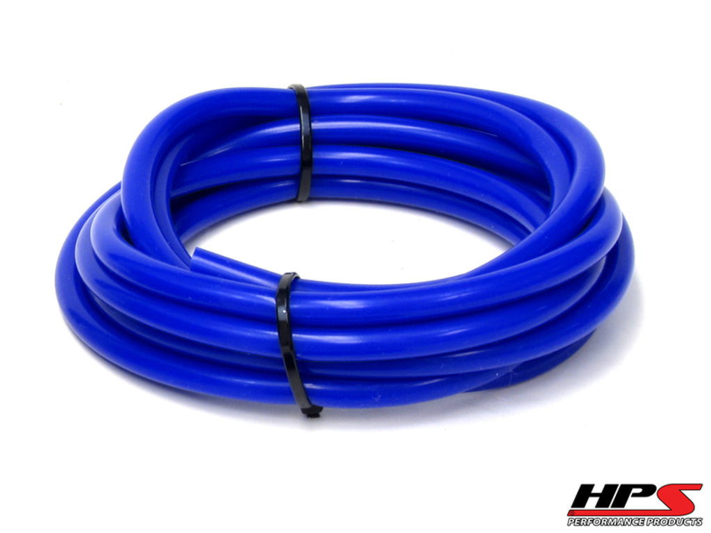 HPS 13/64" (5mm) ID Blue High Temp Silicone Vacuum Hose - 10 Feet Pack