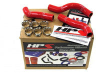 Load image into Gallery viewer, HPS Red Reinforced Silicone Radiator Hose Kit Coolant for KTM 11-12 250SXF