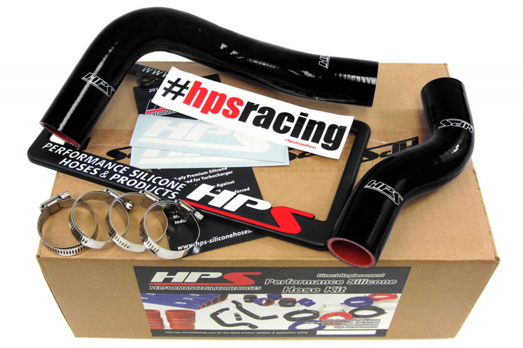HPS Black Reinforced Silicone Radiator Hose Kit Coolant for Lexus 08-13 ISF V8 5.0L
