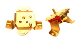 Motor Mount Set; Red; Pair; Performance Polyurethane;