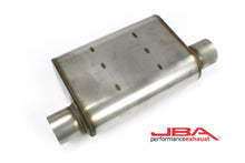 Load image into Gallery viewer, JBA Performance Chambered 3&quot; Muffler 304 SS Offset/Offset same side