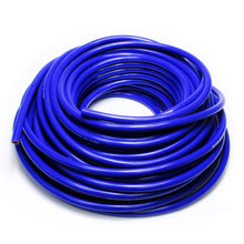 Load image into Gallery viewer, HPS 1/4&quot; ID blue high temp reinforced silicone heater hose 50 feet roll, Max Working Pressure 85 psi, Max Temperature Rating: 350F, Bend Radius: 1&quot;