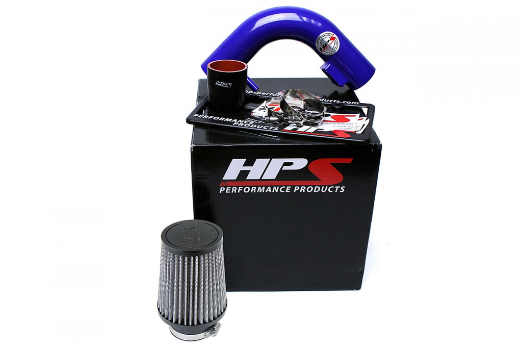 HPS Performance Blue Shortram Air Intake Kit for 12-16 Nissan Versa 1.6L