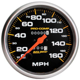 GAUGE; SPEEDOMETER; 5in.; 160MPH; MECHANICAL; PRO-COMP