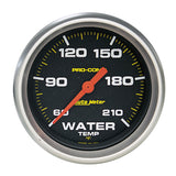 GAUGE; LOW WATER TEMP; 2 5/8in.; 60-210deg.F; DIGITAL STEPPER MOTOR; PRO-COMP