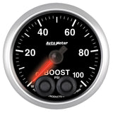 GAUGE; BOOST; 2 1/16in.; 100PSI; DIGITAL STEPPER MOTOR W/PEAK/WARN; ELITE