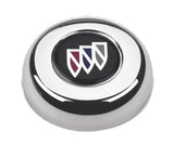 GM Licensed Horn Button; Chrome; Buick®; Classic/Challenger Wheels;