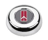 GM Licensed Horn Button; Chrome; Oldsmobile®; Classic/Challenger Wheels;